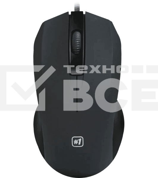 Мышь проводная Defender MM-310 черный, 1000 dpi, USB, кнопки - 3