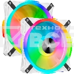 Комплект вентиляторов Corsair iCUE QL140 RGb CO-9050106-WW 140мм PWM белый Fan — Dual Fan Kit with Lighting Node CORE, фото8
