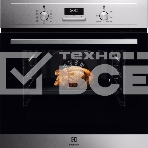 Встраиваемый духовой шкаф Electrolux EOF5H50BX, Электрический духовой шкаф с конвекцией, приготовление на пару, объем 65 л, 8 режимов, очистка каталитическая, 2 стекла в дверце, направляющие проволочные, нержавеющая сталь, фото9
