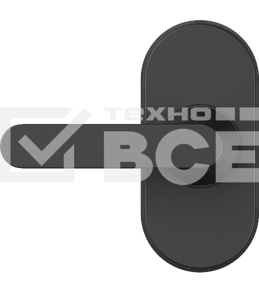 Умный замок Aqara Smart Door Lock U300 навесной разбл.отпеч.паль./код/пар/NFC/прил/мех.кл черный (DL-D02D BL)