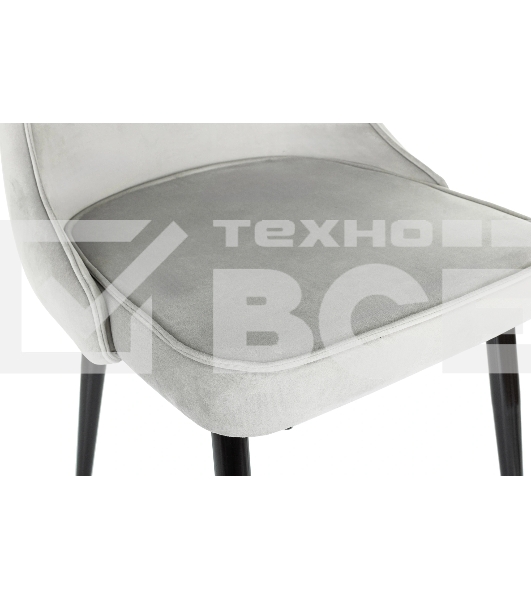 Стул для дома Бюрократ CH-K4 св. серый Holland 09 металл черный на ножках