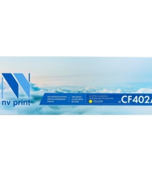 Картридж лазерный NVPrint совместимый HP Laser Jet Pro M252, MFP M277 CF402A Yellow (1400k)