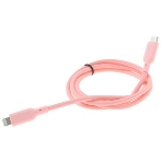 Кабель QUMO, MFI С94, Type-C на MFI Apple 8 pin, силиконовый, 1м, 2,22A, 9V, 20W, PD (розовый), фото5