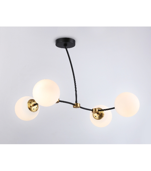 Светитльник Ambrella Light TR2544/4 BK/SB черный/бронза E27/4 max 60W 700*450*450