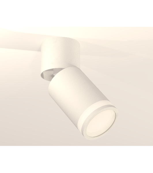 Комплект накладного поворотного светильника Ambrella light XM6312084 SWH/WH/FR белый песок/белый/белый матовый MR16 GU5.3 (A2220, C6312, N6220)