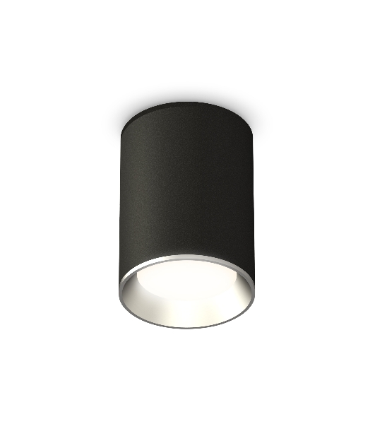 Светильник Ambrella Light XS6313002 SBK/PSL черный песок/серебро полированное MR16 GU5.3 (C6313, N6104)