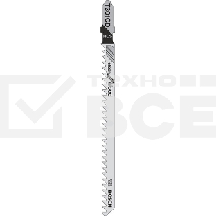 Пилка для лобзика Bosch 2608637590 5 ЛОБЗИКОВЫХ ПИЛОК T 301 CD, HCS