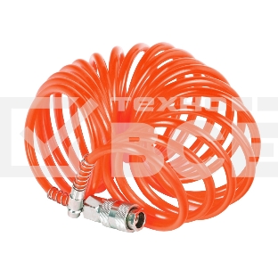 Шланг спиральный для пневмоинструмента PATRIOT PU 86x8мм полиамид быстросъем.