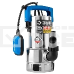 Насос ЗУБР НПГ-Т3-750-С профессионал т3 погружной дренажный для грязной воды d частиц до 35мм 750В, фото 1