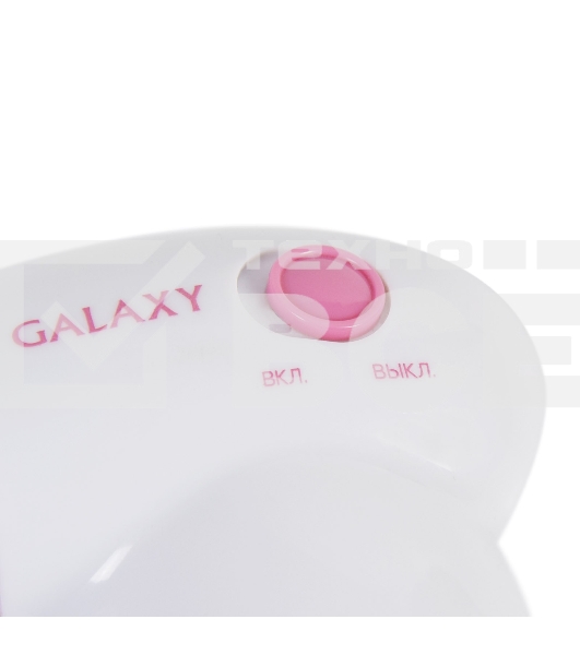 Машинка для удаления катышков Galaxy LINE GL 6301, белый c розовым, питание: 2 батарейки 