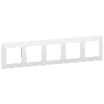 Рамка Valena LIFE 'Белая'. 5-постовая универсальная Valena LIFE. Рамка 'Белая'. 5-постовая универсальная, фото3