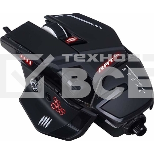 Мышь проводная Mad Catz R.A.T. 6+ черный, 12000 dpi, USB, кнопки - 11