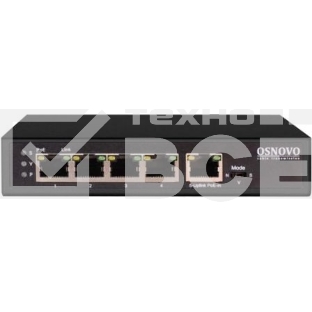 Коммутатор Osnovo SW-8050/D 5G 4PoE+ 90W неуправляемый