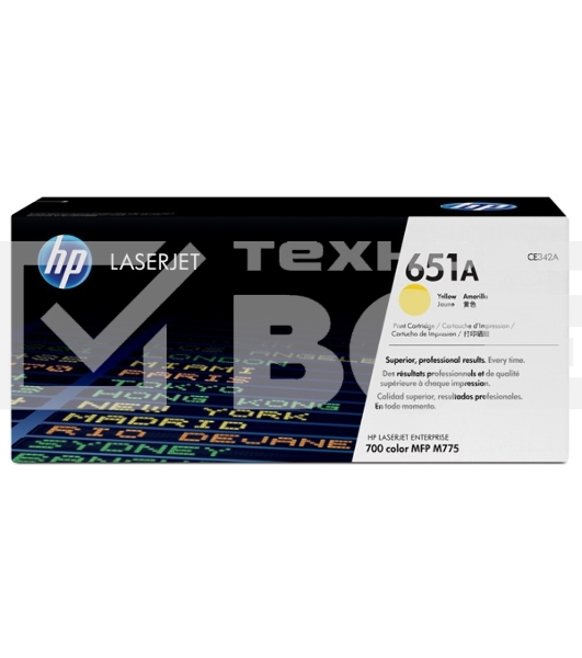 Картридж лазерный HP CE342A желтый LaserJet 700 Color MFP 775 (16000стр.)