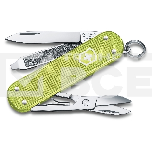 Нож перочинный Victorinox Classic Lime Twist (0.6221.241G) 58мм 7 функций карт.коробка