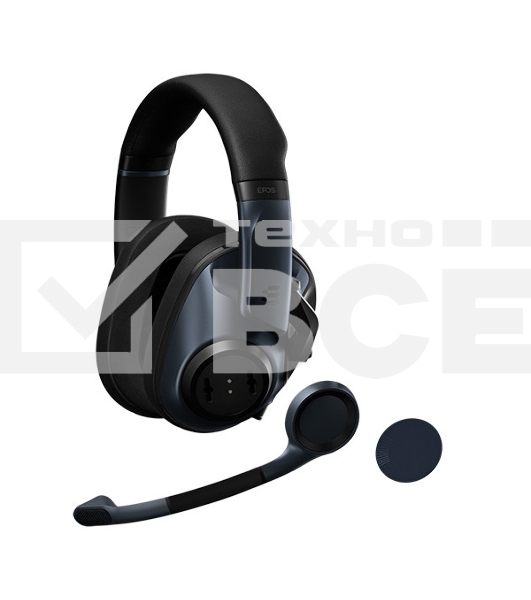 Игровая гарнитура EPOS H6 PRO Closed чёрная (Sennheiser, mini jack 3.5 мм, PC / Soft phone, PS4, Xbox One, Nintendo Switch, Mac OSX, PS5, Xbox Series X)
