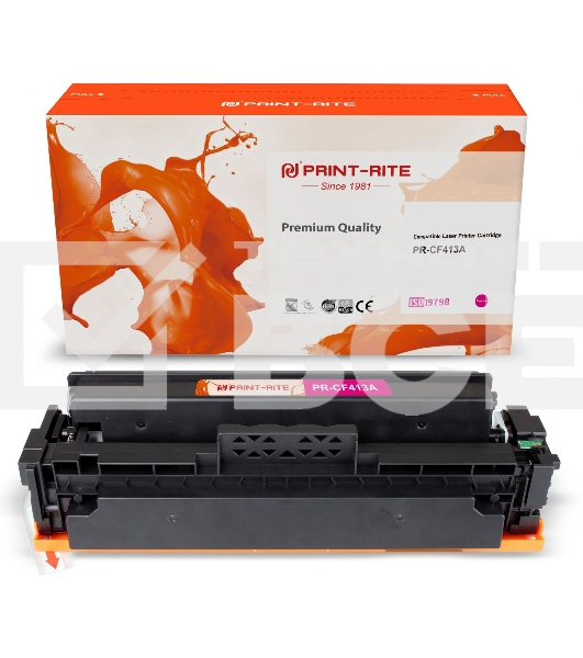 Картридж лазерный Print-Rite TFH771MPU1J PR-CF413A CF413A пурпурный (2300стр.) для HP LJ M452DW/DN/NW M477FDW/M477FDN/M477FNW