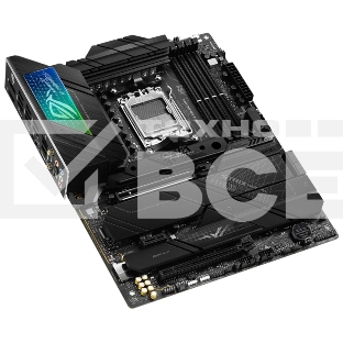 Материнская плата ASUS ROG STRIX X670E-F GAMING WIFI, AM5, AMD X670, 4xDDR5, 4xSATA, 4xM.2, 1xPCIe 5.0 x16, 1xPCIe 4.0 x4, 1xHDMI, 1xDP, 1x 2.5Gb LAN, 2xUSB-C 3.2 Gen 2, 2xUSB-C 3.2 Gen 2x2, 2xUSB-A 2.0, 7xUSB-A 3.2 Gen 2, 5x3.5 мм, 7.1, ATX