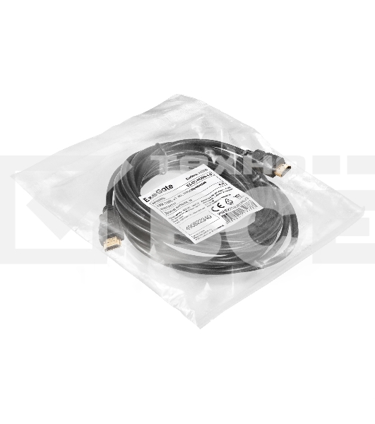 Кабель HDMI ExeGate EX-CC-HDMI-4.5 (19M /19M, 4,5м, v1.4b, позолоченные контакты)