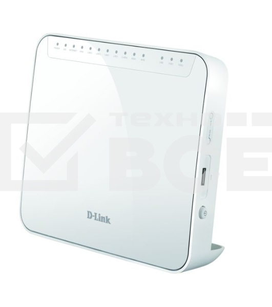 Маршрутизатор роутер D-Link DSL-G2452GR/R1A Беспроводной двухдиапазонный маршрутизатор VDSL2 с поддержкой технологии MU-MIMO, ADSL2+/3G/LTE/Gigabit Ethernet