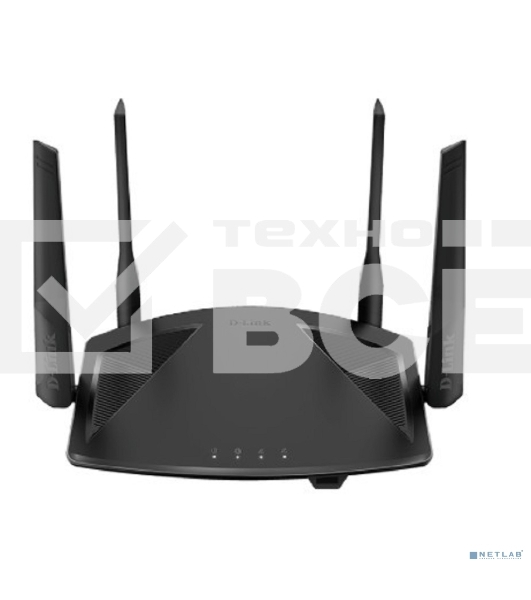 Маршрутизатор D-Link DIR-X1860/RU/R1A Wi-Fi 6 AX1800, 1000Base-T WAN, 3x1000Base-T LAN