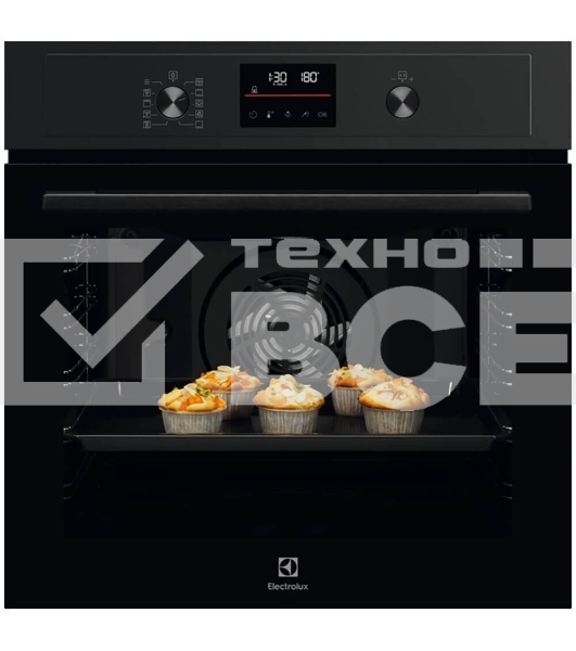 Духовой шкаф электрический Electrolux EOD4P57H черный