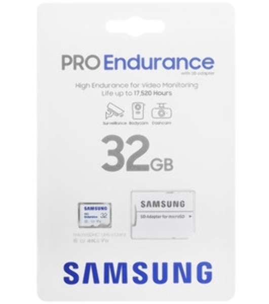 Флеш карта microSDXC 32Gb Samsung Pro Endurance UHS-I U3 V30 + ADP MB-MJ32KA/APC