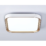 Потолочный светодиодный светильник Ambrella light FZ1259 WH/GD белый/золото 27W 5000K 350*350*60 (Без ПДУ), фото3