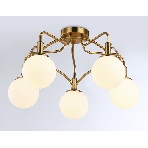Светильник Ambrella light TR3212/5 GD/FR золото/белый матовый  E27*5 max 40W D560*302, фото3