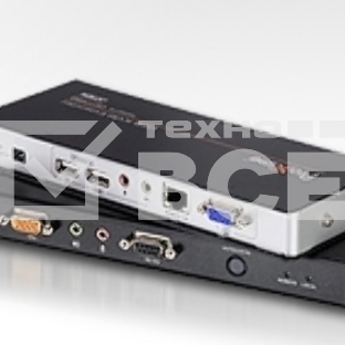 Переключатель ATEN CE770-(AT-G) Удлинитель, SVGA+KBD&MOUSE USB+AUDIO+RS232, 300 метр., 1xUTP Cat5e, SPHD15+HD-DB15+2xUSB A-тип+ 2xMINI JACK+DB9, Female, с KVM-шнуром USB 1.8м., Б.П. 220> 5.3V