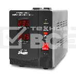 Стабилизатор напряжения Powerman AVS 1500D Black (220В±8% 1500ВА,12А,КПД 98%,циф. индикация вх./вых.), фото 1