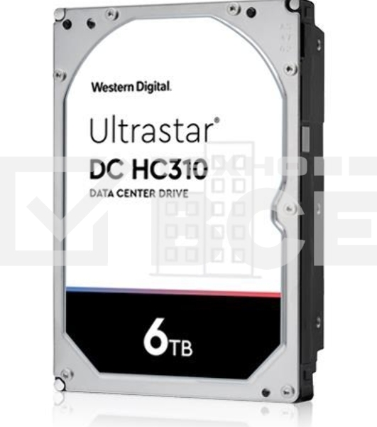 Жесткий диск Western Digital HGST SAS 3.0 6Tb 0B36047 HUS726T6TAL5204 Ultrastar 7K6 (7200rpm) 256Mb 3.5'