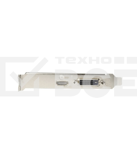 Видеокарта Gigabyte GV-N1030D4-2GL NVidia GeForce GT 1030, 2Gb DDR4/64-bit, PCI-Ex16 3.0, DVI-Dx1, HDMI2.0bx1, LP, 2-slot cooler, Retail