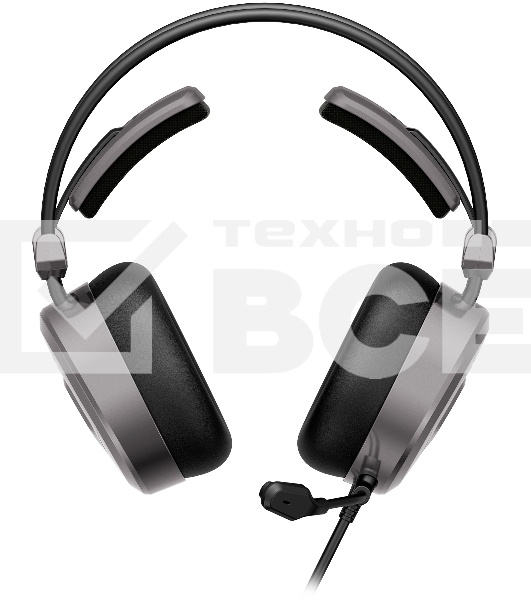 Наушники с микрофоном A4Tech Bloody MC750 серый 2.3м мониторные USB оголовье (MC750 GREY)