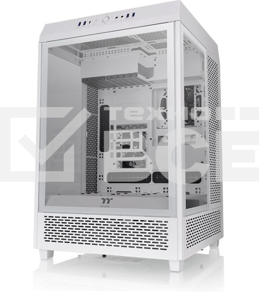 Компьютерный корпус Thermaltake The Tower 500 Snow CA-1X1-00M6WN-00 White,Win,SPCC,Tempered Glass*3,120mm Standard Fan*2