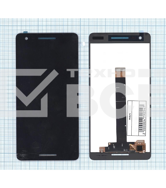 Дисплей для Nokia 2.1 черный