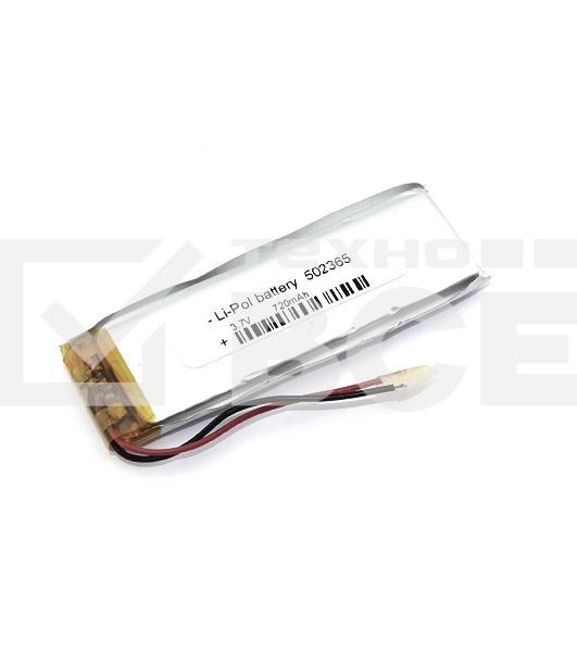 Аккумулятор Li-Pol (батарея) 5*23*65мм 2pin 3.7V/720mAh