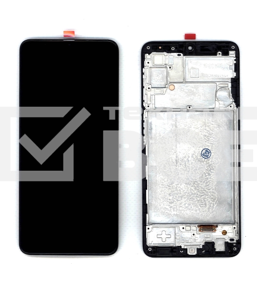 Дисплей для Samsung Galaxy A22 SM-A225F в сборе с тачскрином и рамкой (INCELL) черный
