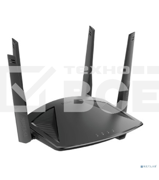 Маршрутизатор D-Link DIR-X1860/RU/R1A Wi-Fi 6 AX1800, 1000Base-T WAN, 3x1000Base-T LAN