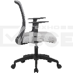 Кресло компьютерное Cactus CS-MC333-GY серый, сиденье серый, сетка/ткань, низк.спин. крестов. пластик, пластик черный, фото8