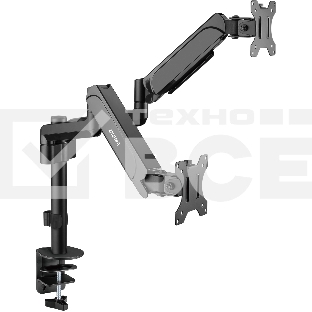 Кронштейн для мониторов ЖК Digma D-MM202D черный 17'-32' макс.9кг крепление к столешнице поворот и наклон