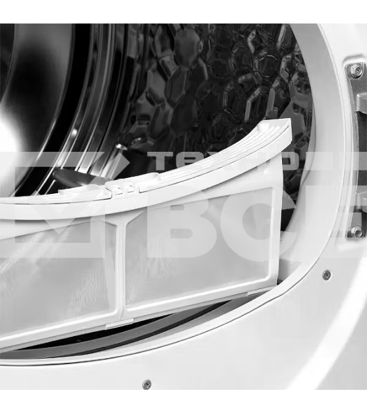 Сушильная машина MONSHER MDM 631 Blanc, High-Tech, загрузка 8 кг, 16 программ, тепловой насос, подсветка барабана, отсрочка старта, электронное управление, блокировка от детей, энергоэффективность А++, цвет белый
