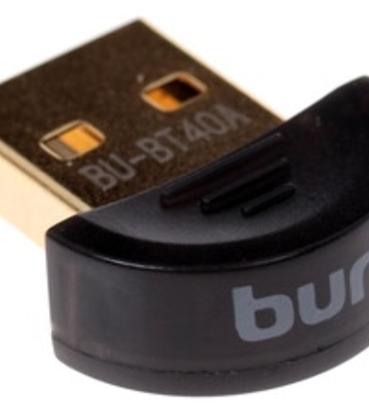 Адаптер USB Buro BU-BT40A Bluetooth 4.0+EDR class 1.5 20м черный