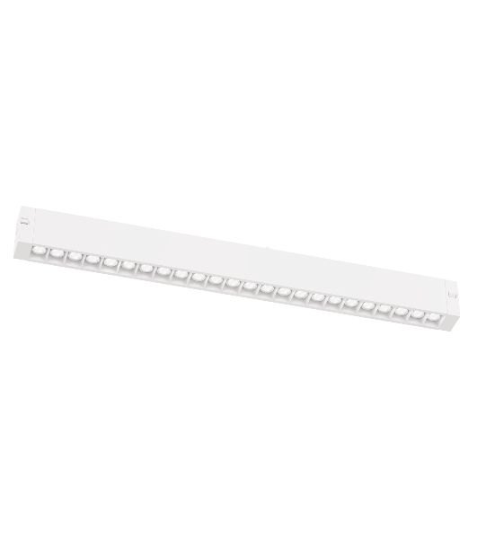 Трековый линейный светильник Ambrella light GL8080 WH белый IP20 18W 3000-6000K 220V 24° 410*25*41