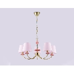 Люстра Ambrella light LH75024/5 GD/PI золото/розовый E14/5 max 40W D700*780, фото6