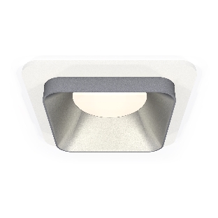Комплект встраиваемого светильника Ambrella light XC7901003 SWH/SSL белый песок/серебро песок MR16 GU5.3 (C7901, N7703)