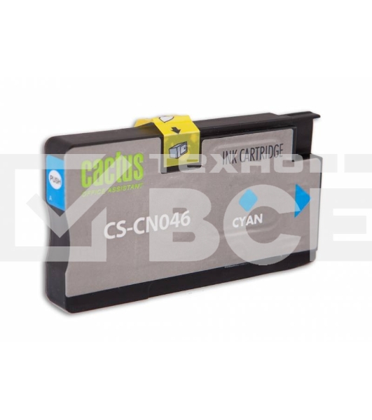 Картридж струйный Cactus CS-CN046 №951 голубой (26 мл) для HP OfficeJet 251dw Pro, 276dw Pro, 8100 Pro, 8100e, 8600 Pro (N911a), 8600 Pro Plus (N911g), 8610 Pro (A7F64A), 8615 Pro, 8616 Pro, 8620 Pro