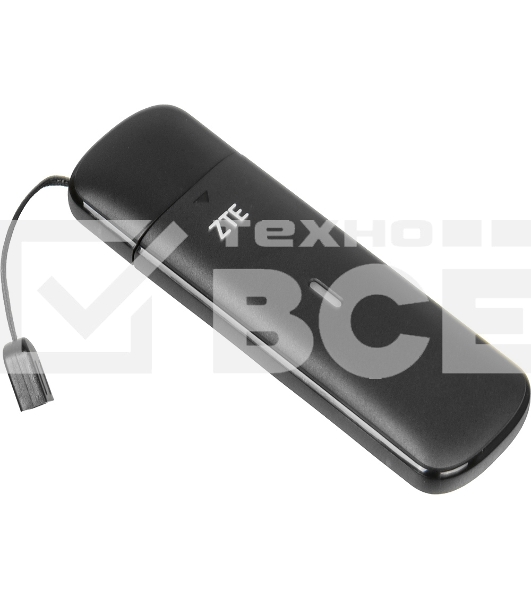 Модем ZTE MF833 2G/3G/4G USB Firewall +Router внешний черный