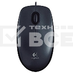 Мышь проводная Logitech M100/100R DARK/GREY (темно-серая/черная), 1000 dpi, USB, кнопки - 3, фото26