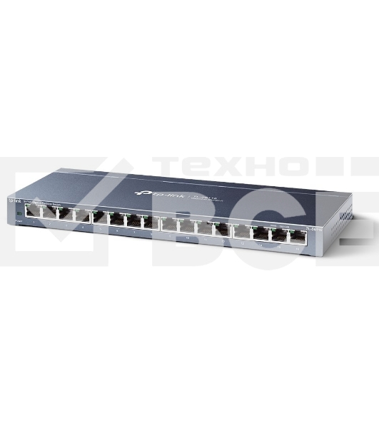 Коммутатор TP-LINK TL-SG116 16-портовый гигабитный настольный коммутатор